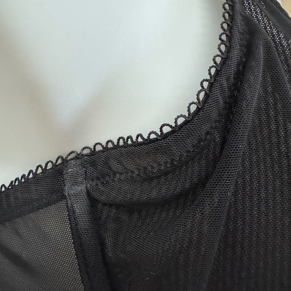 Victoria’s Secret Tease 38DDD Unlined Demi Bra Black‎ Heart Lollipop Sexy Bow - Picture 3 of 14